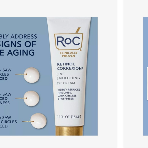 BUNDLE ROC RETINOL LINE SMOOTHING ANTI WRINKLE FOR DARK CIRCLES • ALL BRANDNEW • - Picture 9 of 9